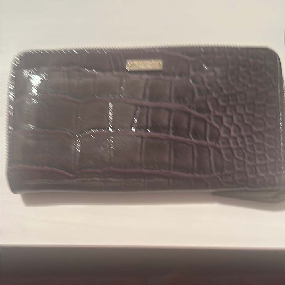 Purple Croc-Embossed Wallet - Picture 5 of 5